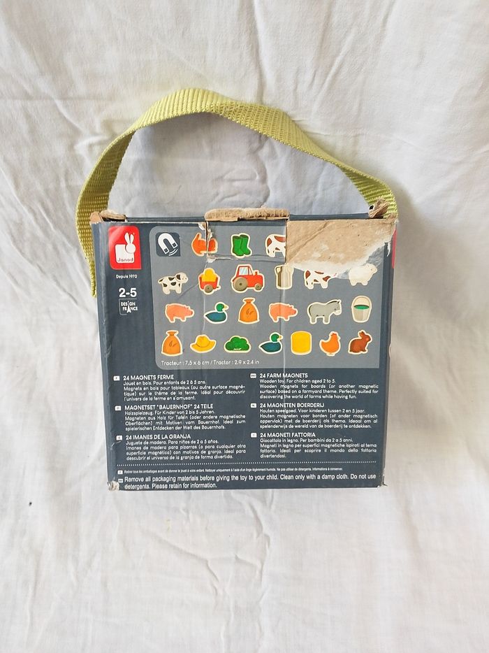 24 magnets thème la ferme janod - photo numéro 2