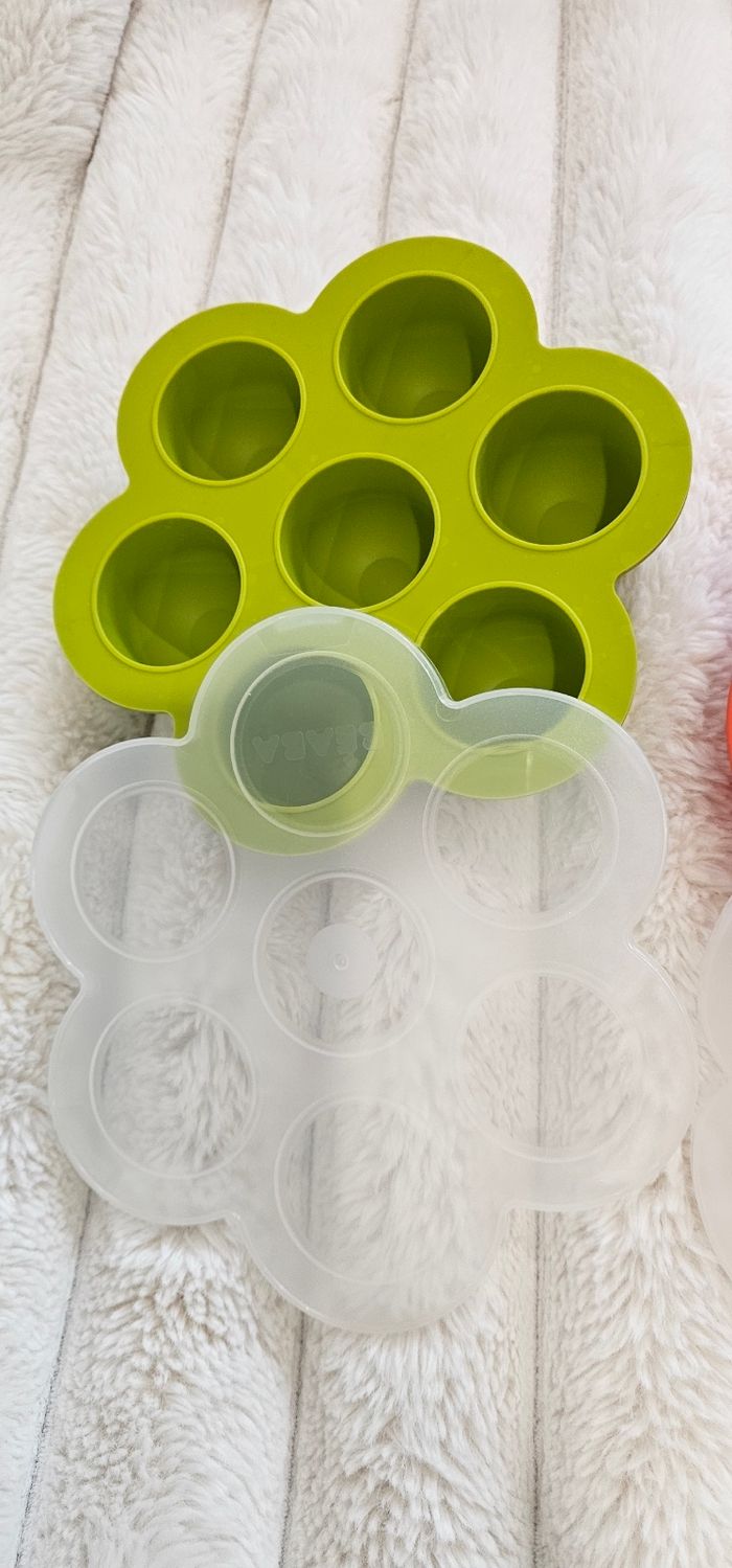 Lot de 3 fleurs 🌸 multiportions BEABA aux différents formats - photo numéro 3