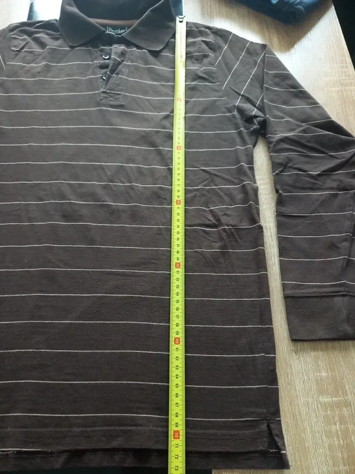 Polo homme marron T.M/L - photo numéro 6