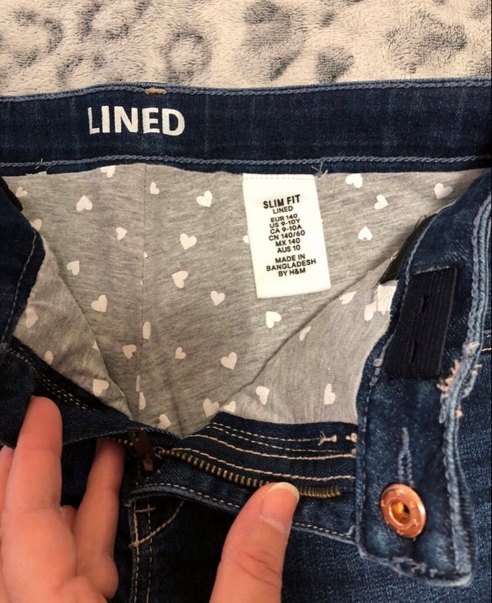 Jeans d’hiver fille - Taille 9-10 Ans - photo numéro 5