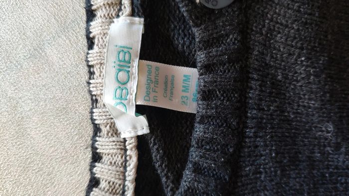 Pull 23 mois ours obaibi - photo numéro 4