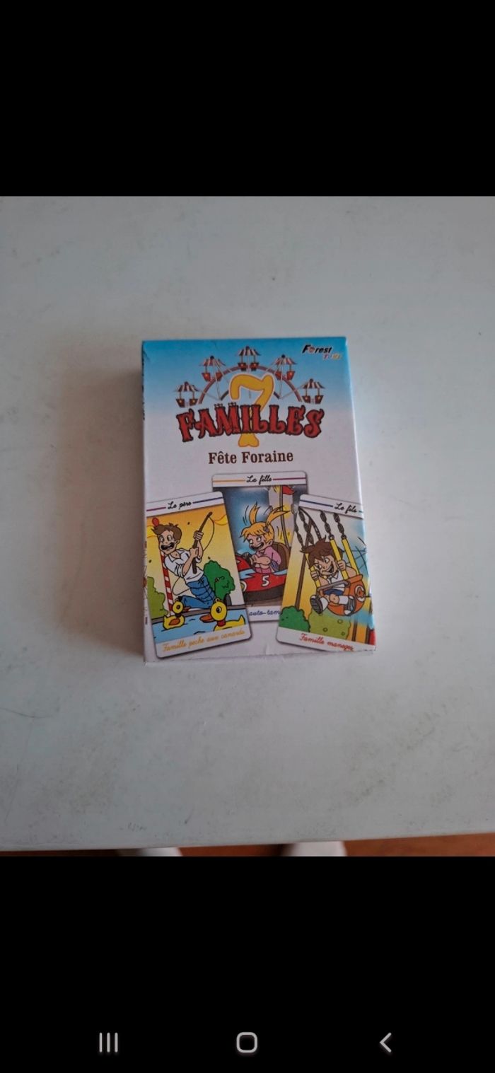 Jeu de société 7 familles