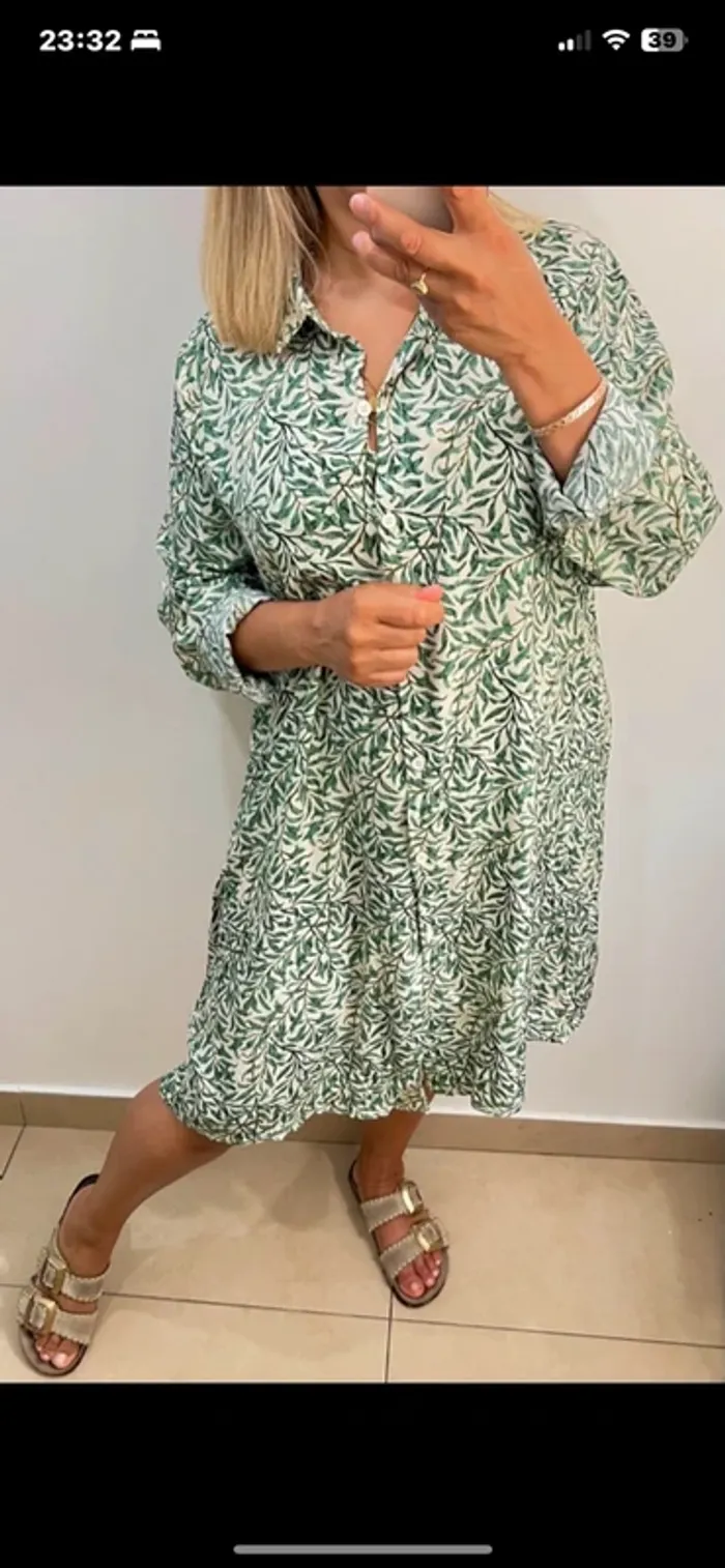 Robe chemise fluide - photo numéro 3