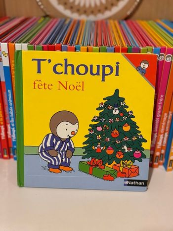 Livre tchoupi fête Noël 