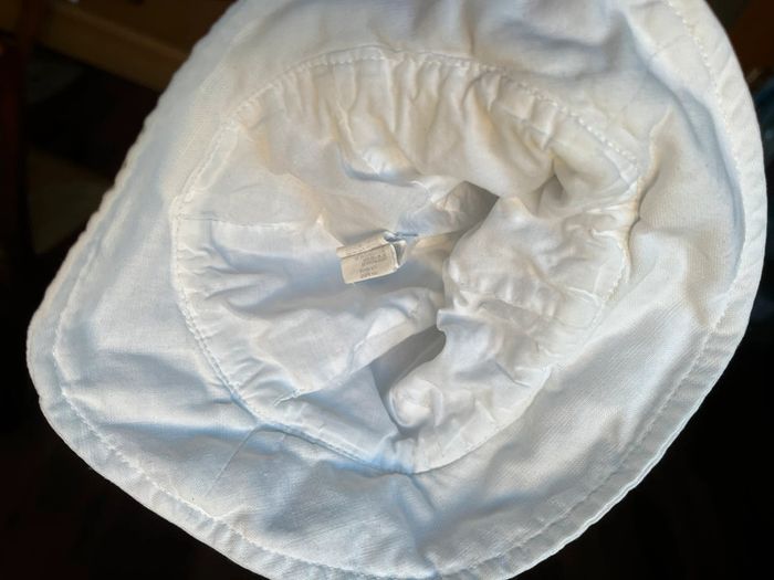 Chapeau bébé fille Jacadi blanc 43 cm - photo numéro 5