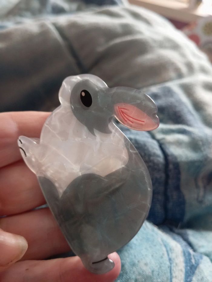 Pince cheveux lapin neuve