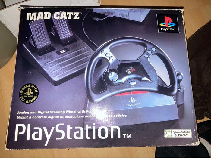Volant Pédalier Mad Catz PS1 SLEH-0005 PlayStation - photo numéro 5