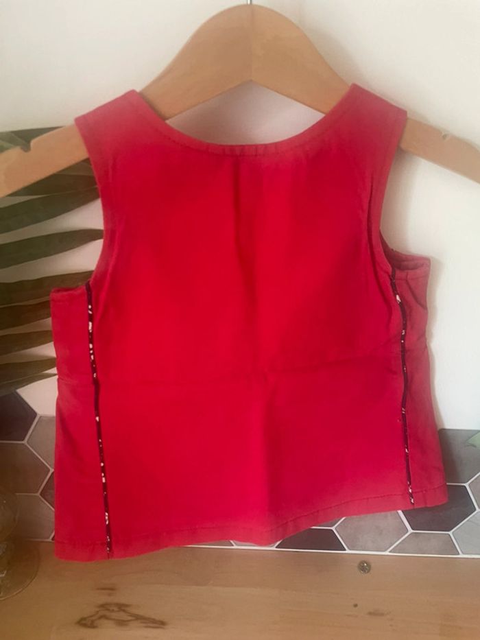 Robe rouge Sergent Major 6 mois - photo numéro 5