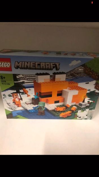 Boite Lego Minecraft 21178 the Fox Lodge neuf