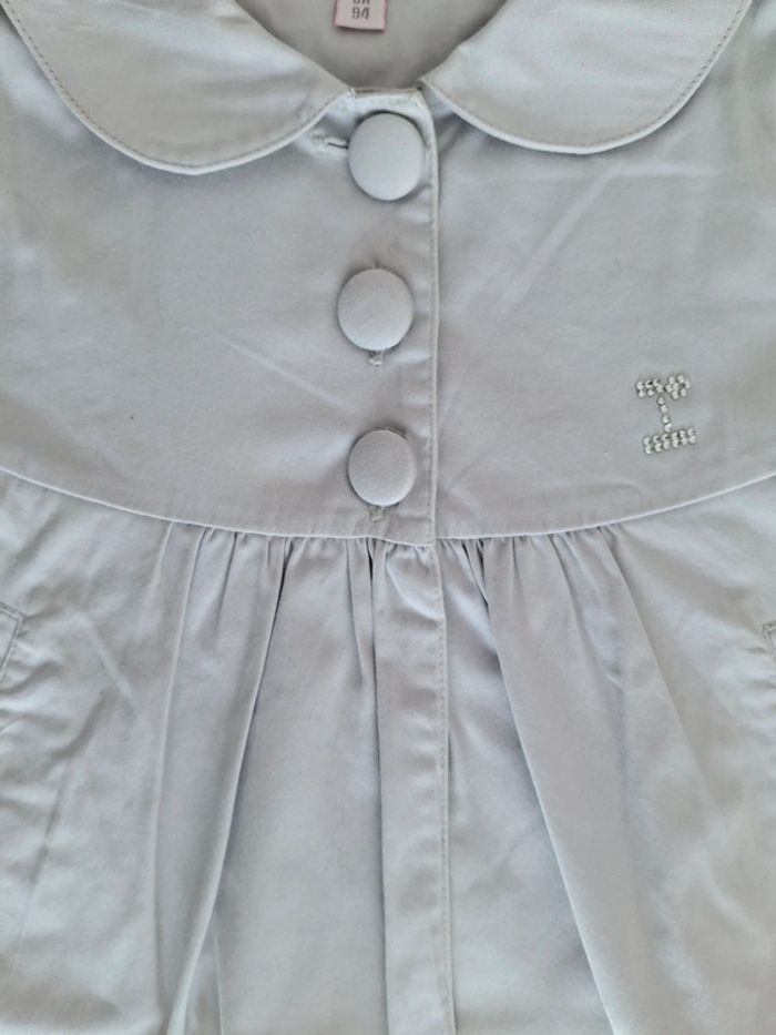 Veste d'extérieur en coton Repetto 3 ans gris clair - photo numéro 2