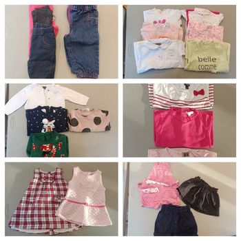 Lot de 25 vêtements 9 mois