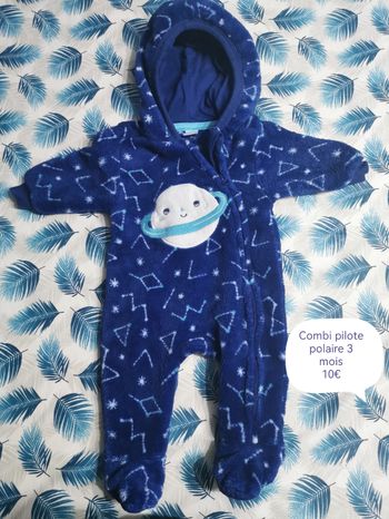 Combi pilote polaire 3 mois