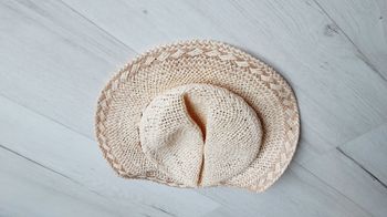 Vêtement femme chapeau type paille taille unique