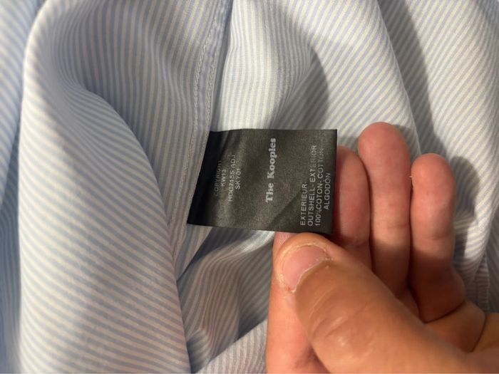 Chemise rayés blanche et Bleu The Kooples Sport Taille M - photo numéro 6