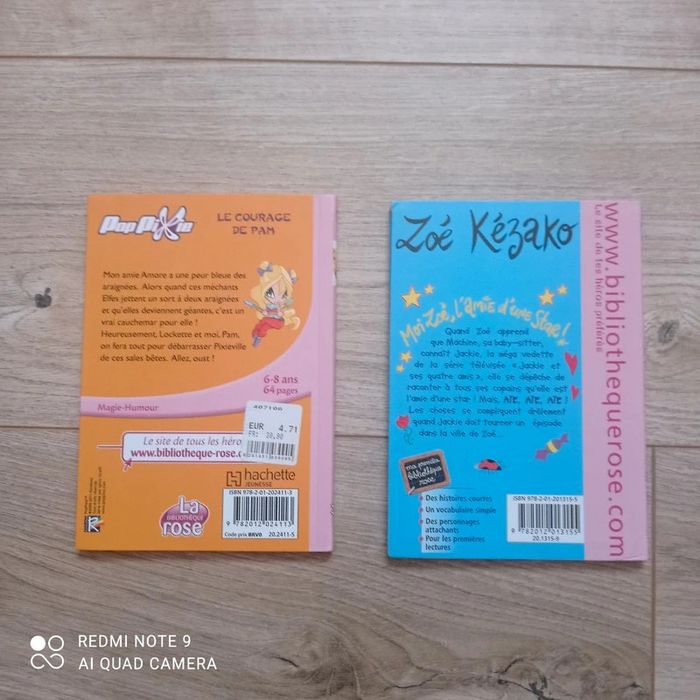 Lot de 2 livres bibliothèque rose - photo numéro 2