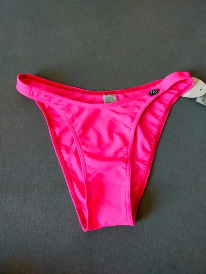 Bas de bikini rose fluo – Haute Pression – Taille 42