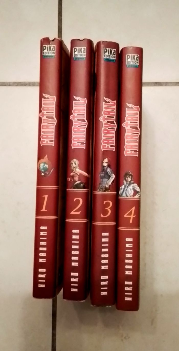 Manga Lot de 4 "Fairy Tail" de Hiro Mashima - photo numéro 2