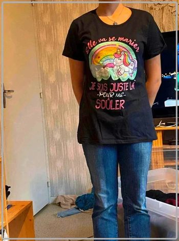 T shirt  mariage  taille  40