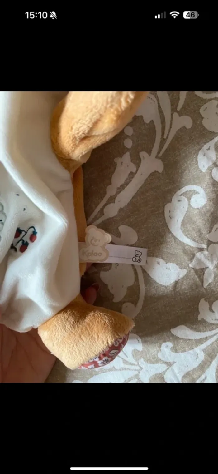 Peluche marionnette lapin neuf - Kaloo - photo numéro 3