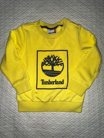 Très beau Sweat jaune timberland 4 ans