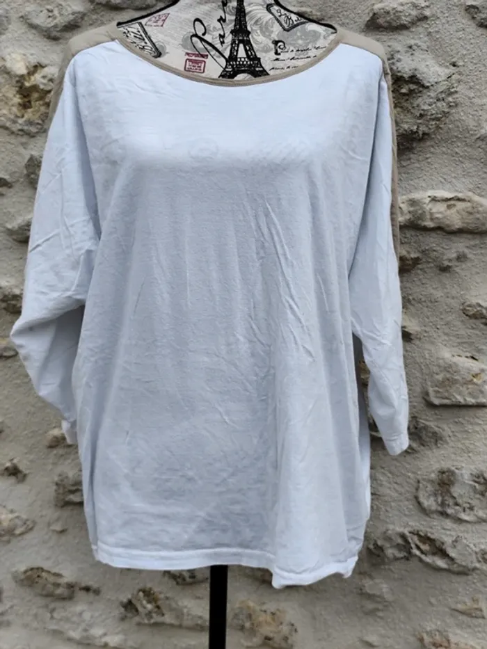 T-shirt blanc femme venca