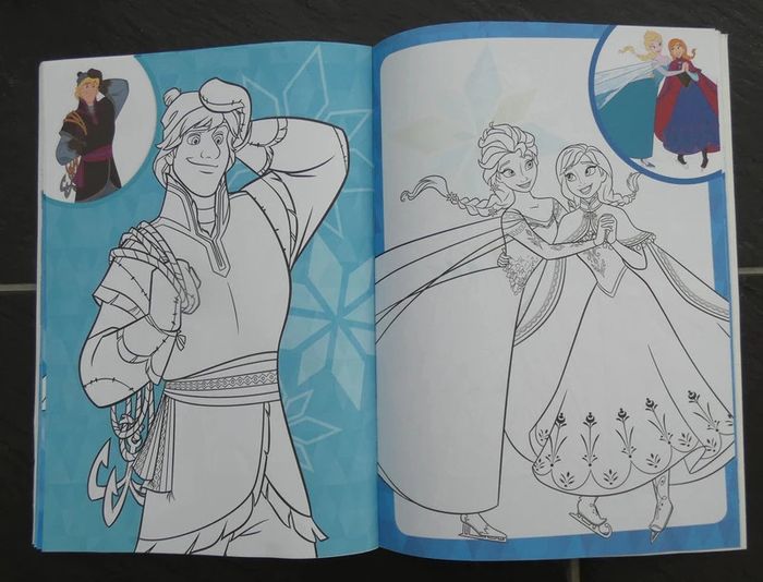 Livre de coloriages et stickers "Reine des Neiges" - photo numéro 7