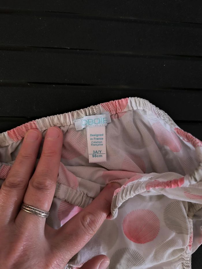 Ensemble Robe et culotte Obaïbi taille 3 ans en bon état - photo numéro 7