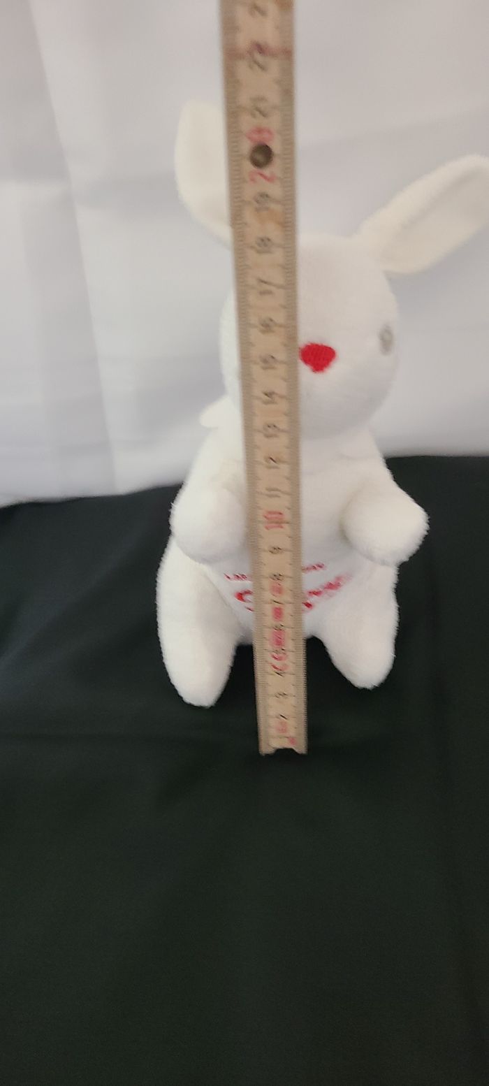 Doudou lapin blanc LABORATOIRE GUIGOZ - photo numéro 4