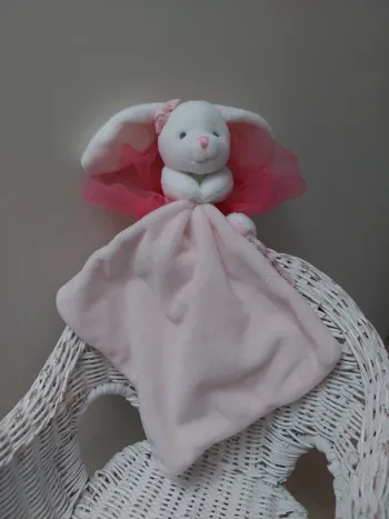 Doudou et compagnie - doudou lapin rose tutu
