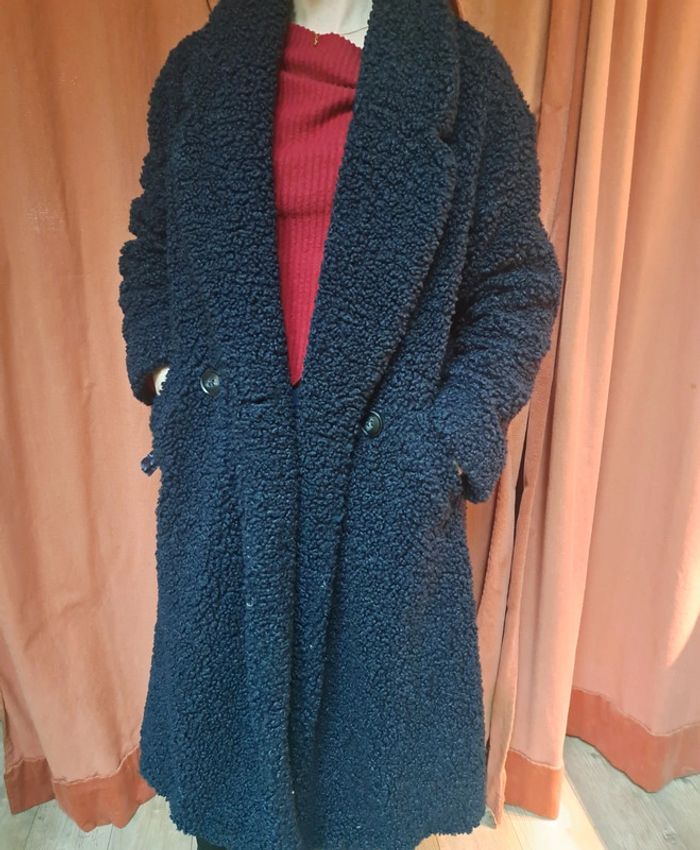 Manteau d'hiver en moumoute, marque Zara. - photo numéro 4
