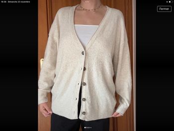 Gilet L  beige