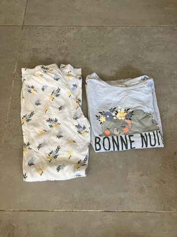 Pyjama d’été 9-10 ans la halle