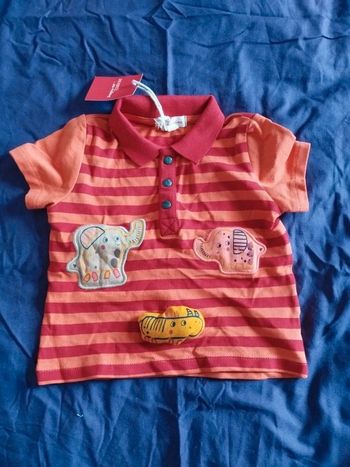 Polo dpam 18 mois neuf