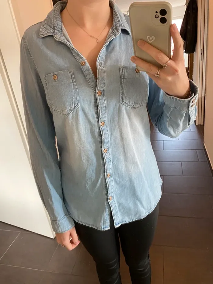 Chemise en jeans