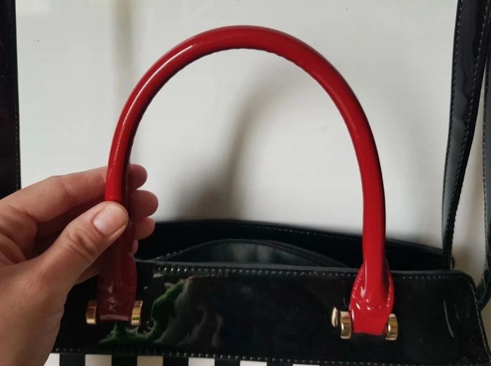 Sac et porte feuille à rayures - photo numéro 6