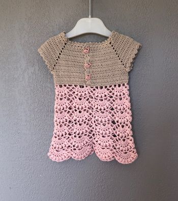 Robe en macramé 6 mois