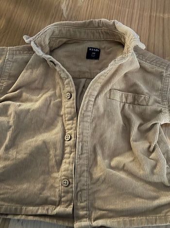 Chemise côtelé Kiabi