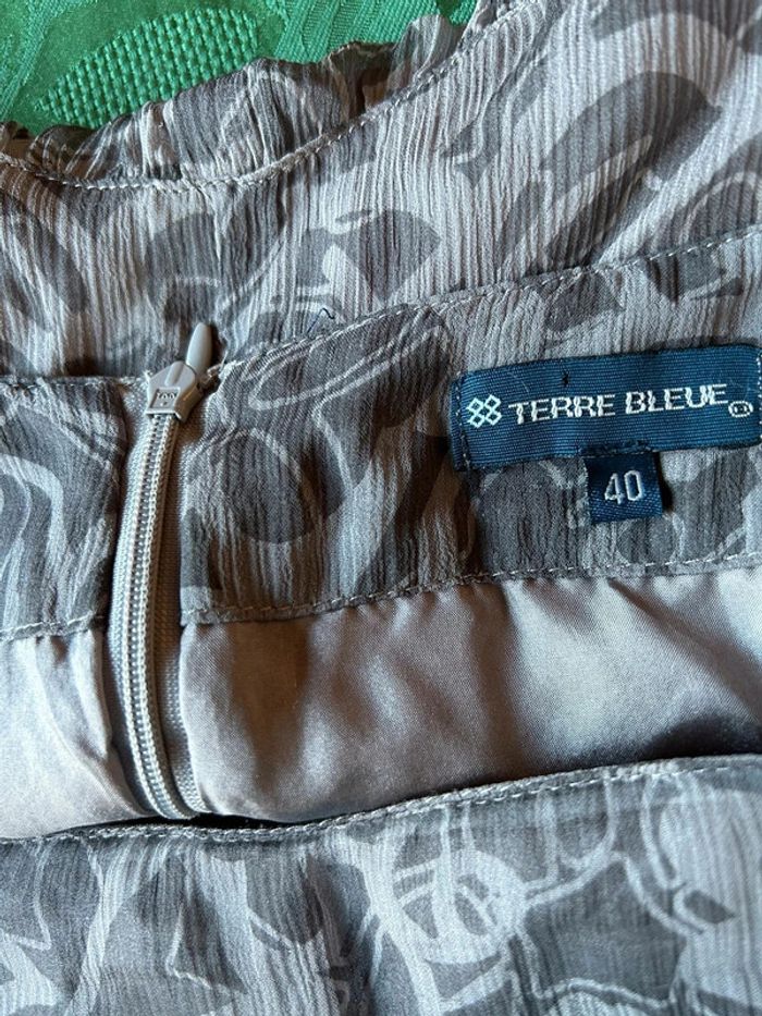 Jupe soie 40 Terre Bleue - photo numéro 3
