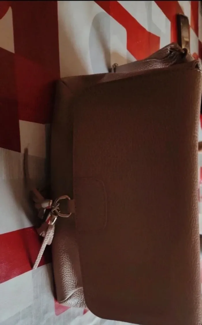 Sac bandoulière beige - photo numéro 3