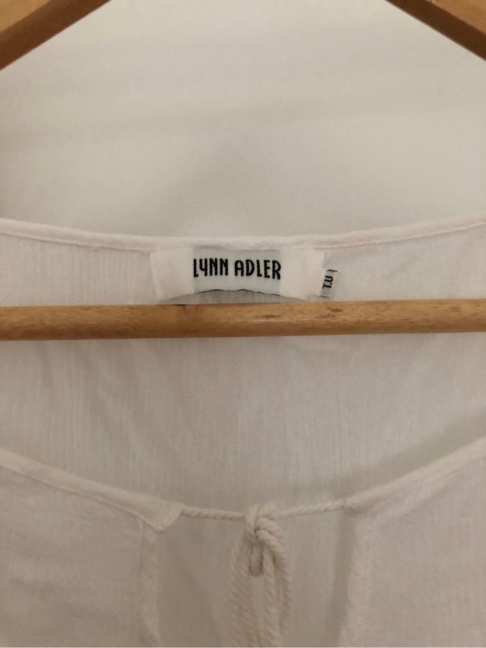 Blouse blanche bohème broderie TU correspond à du 36 - photo numéro 3