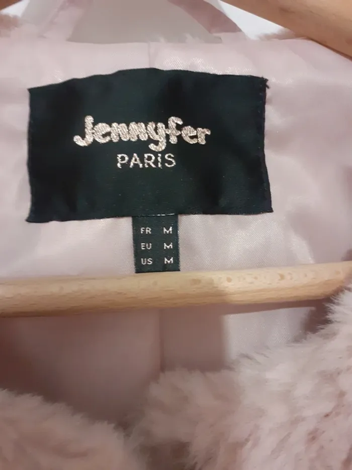 Manteau fourrure rose clair Jennifer - photo numéro 3