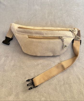 Sac baba beige en velours côtelé