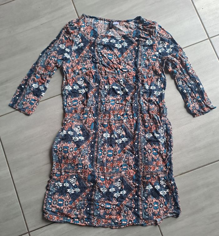 Robe bariolé multicolore DIVIDED by H&M Taille 40