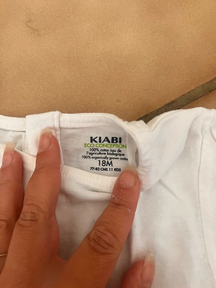 Combi short cerise Kiabi taille 18 mois - photo numéro 2