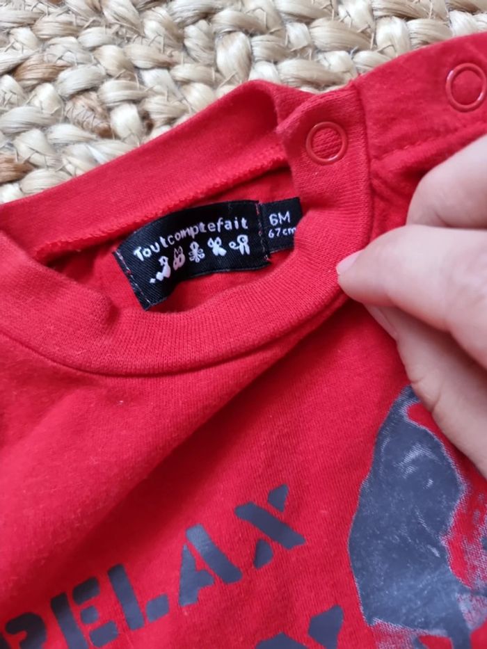 Tee-shirt tout compte fait 6 mois - photo numéro 2