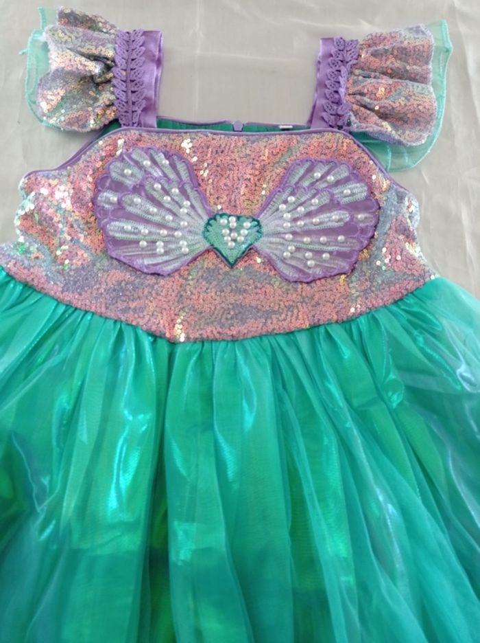 Déguisement robe princesse sirène 5ans - photo numéro 3