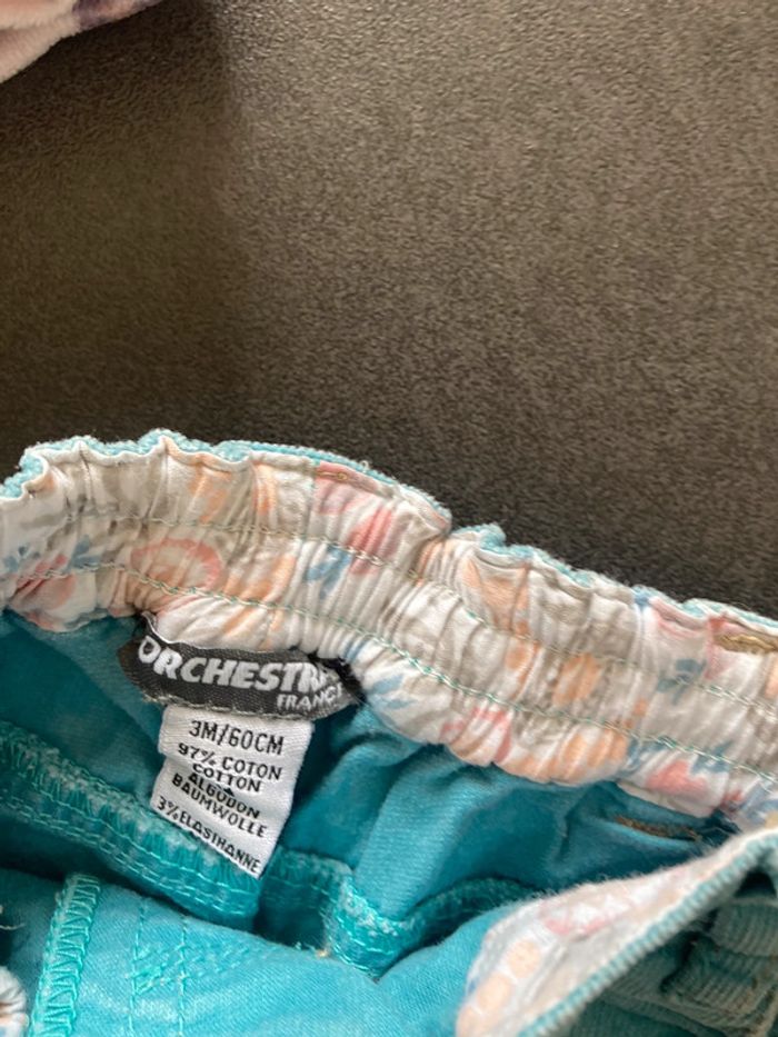 Lot ensemble vêtement bébé fille enfant taille 3 mois pantalon garde robe - photo numéro 6