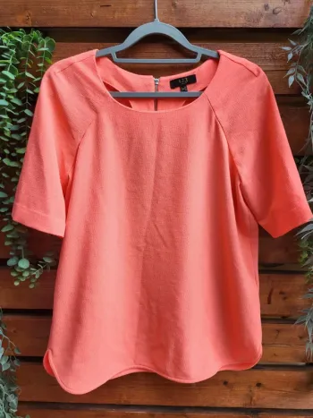 Haut corail 1.2.3 Paris 36 Chic & élégant