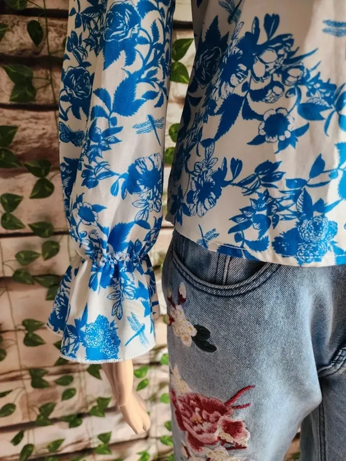 🌸Blouse fleurie Shein Taille 34🌸 - photo numéro 2