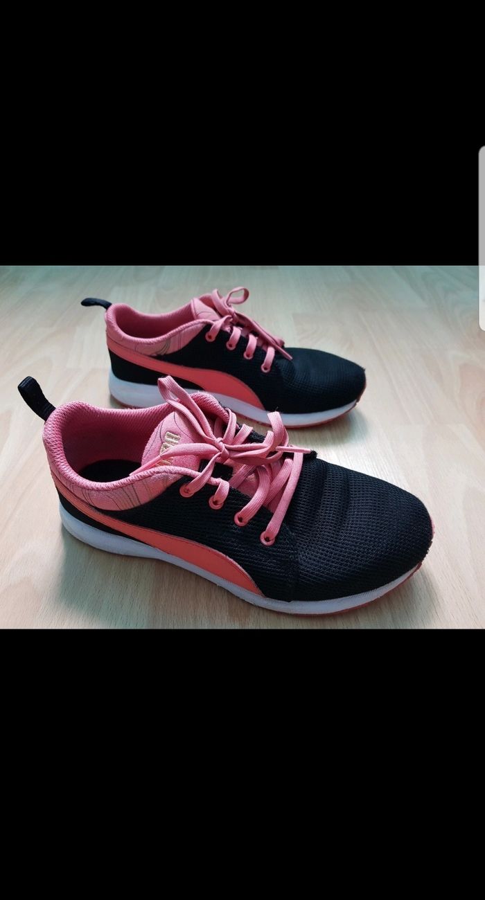Baskets Puma Carson Runner Marble PS fille T 35 - photo numéro 2